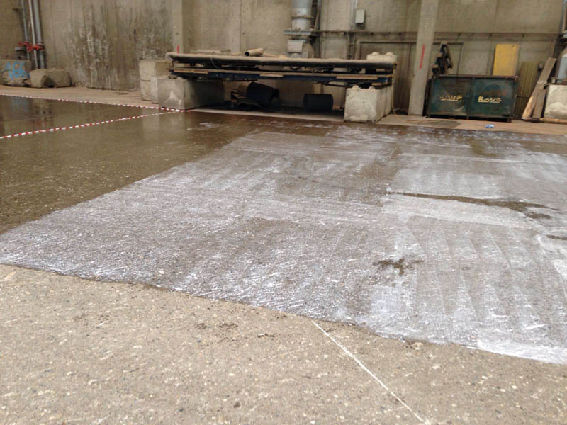 Betonboden tiefenhydrophobiert